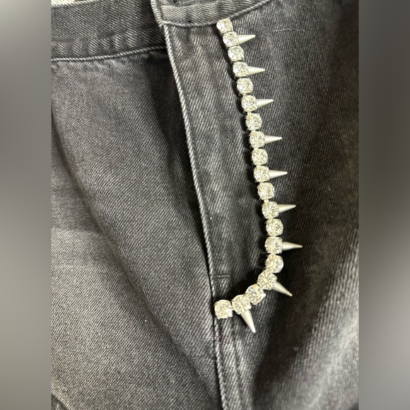 AREA Denim Shorts - Picture 2 of 5